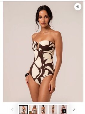 OchreLane Bandeau One-Piece straps included.